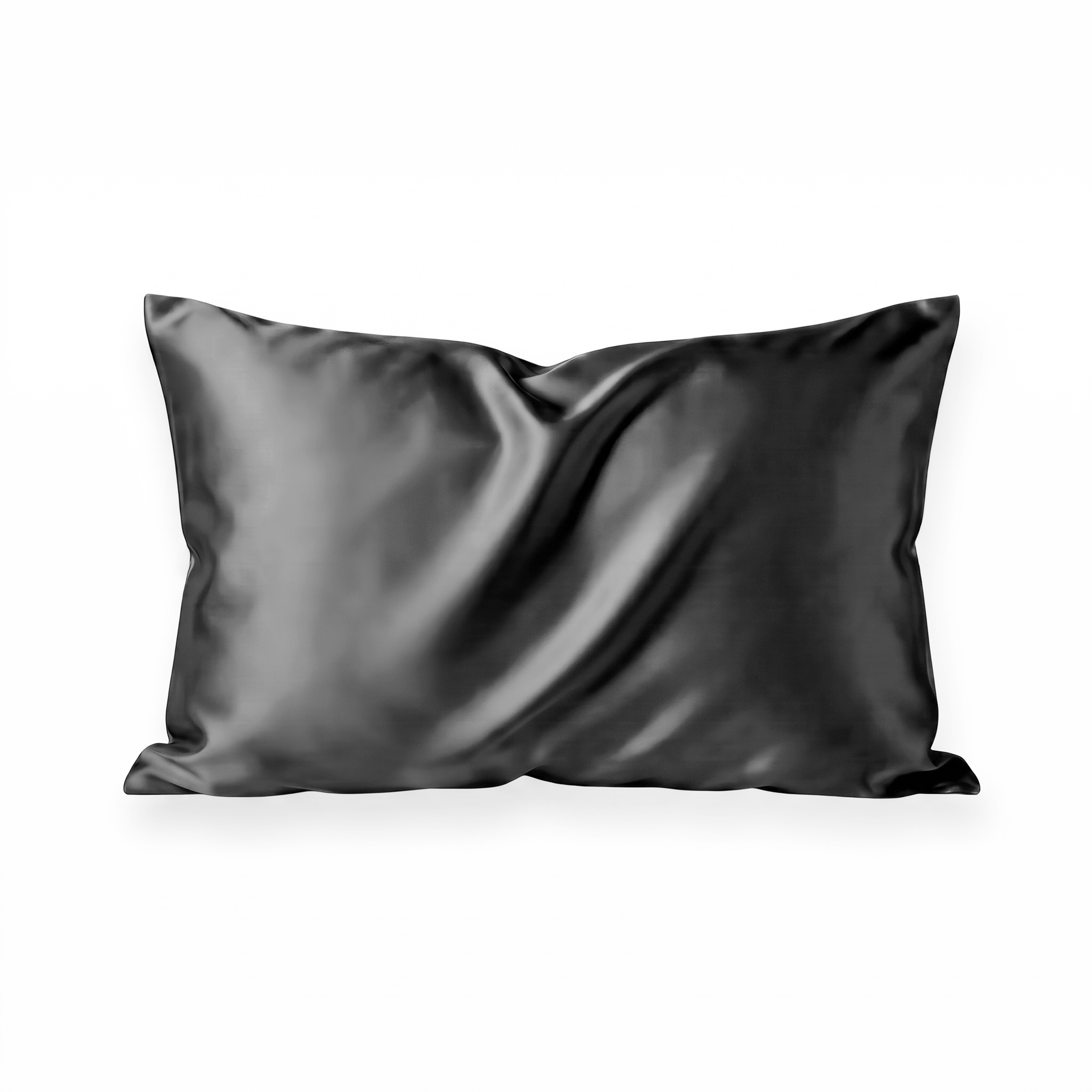 Pure Silk Pillowcase 22 Momme - Charcoal-Grey