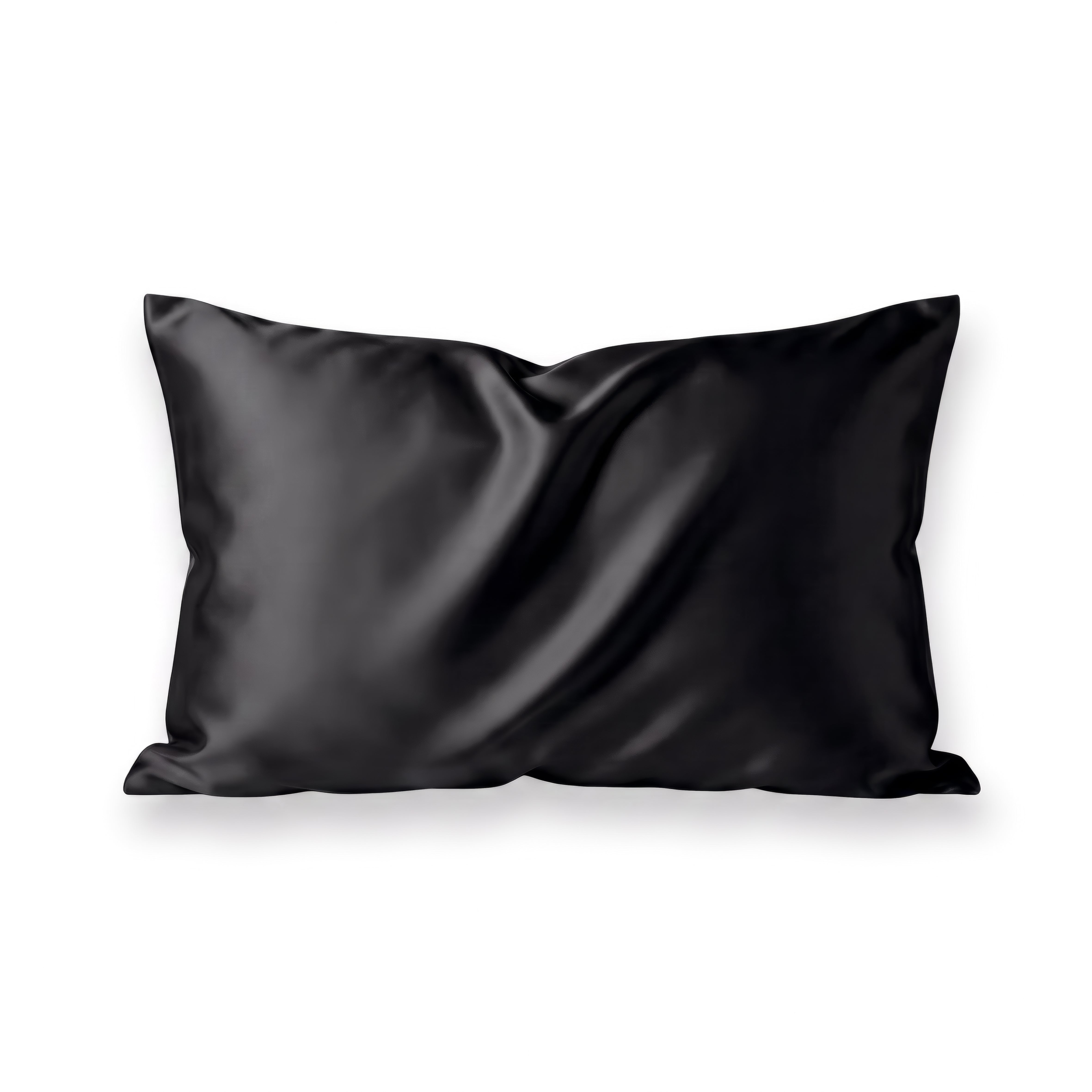 Pure Silk Pillowcase 22 Momme - Moody Black