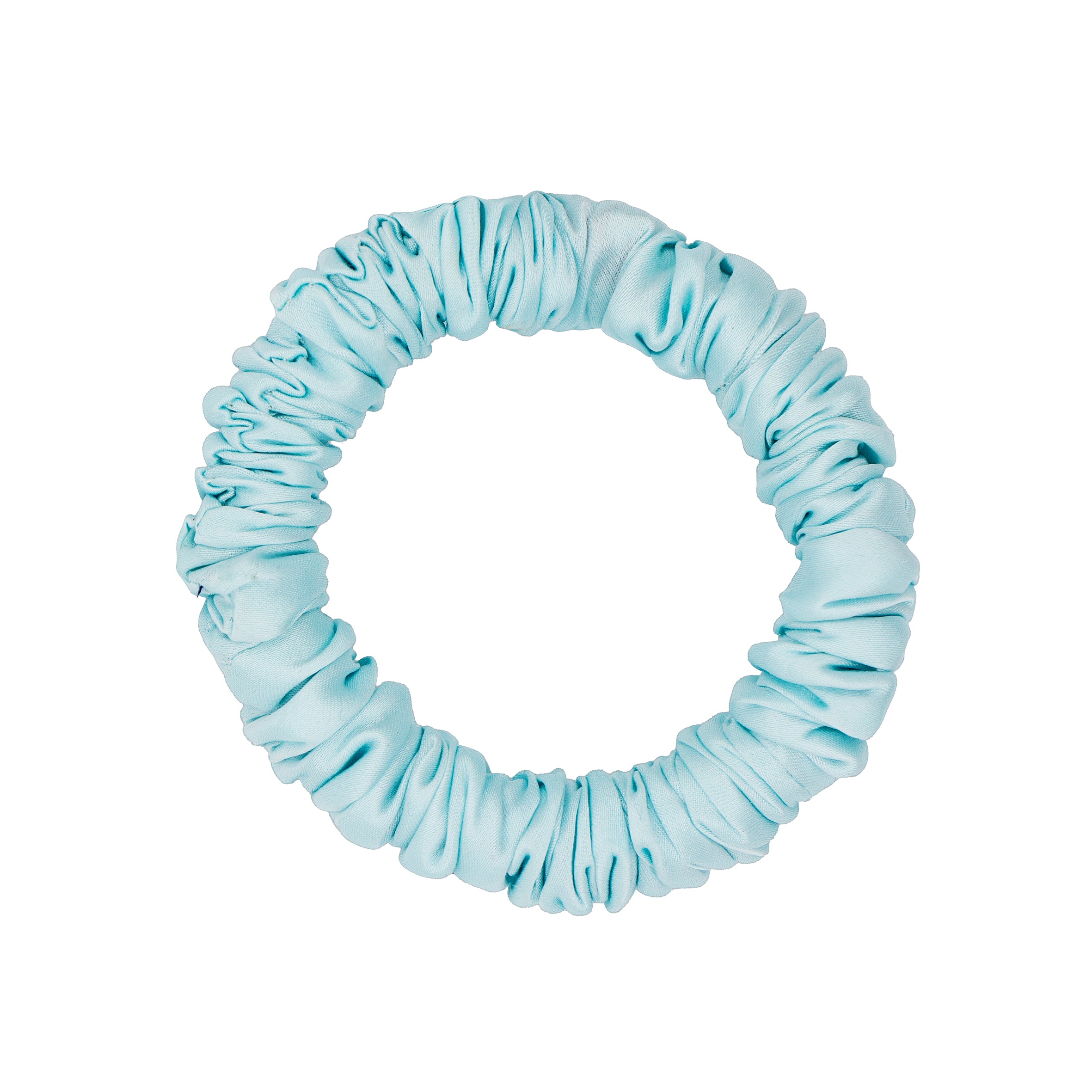 Pastel set silk skinny scrunchies