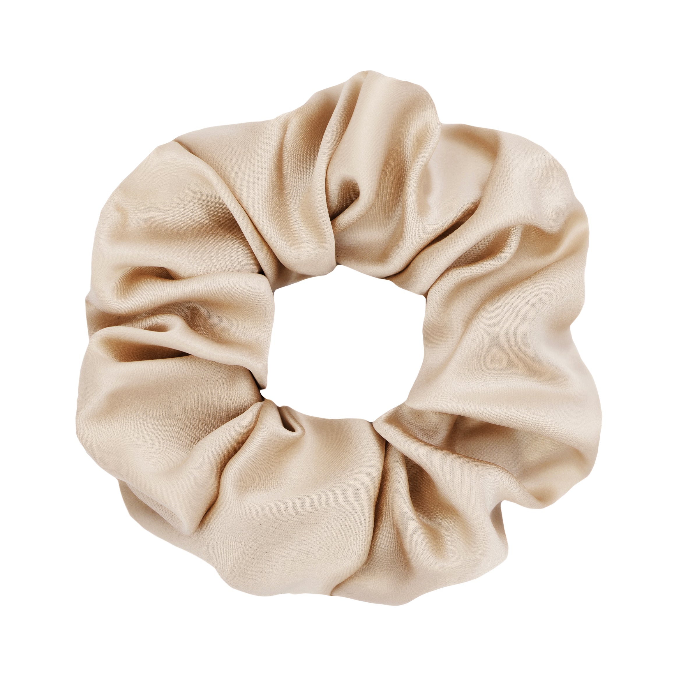 Chocolate Thick Silk Scrunchies Collection