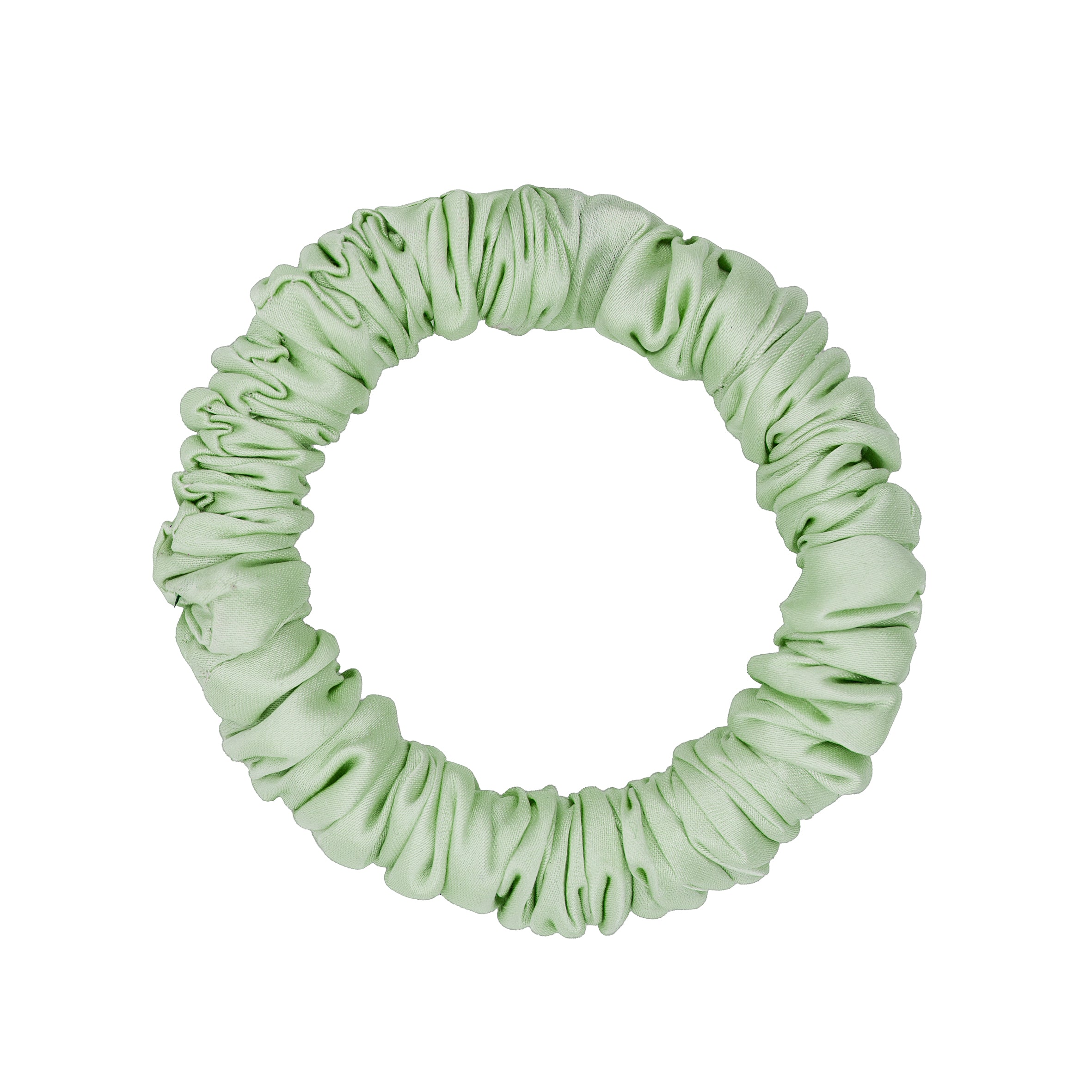 Pastel set silk skinny scrunchies