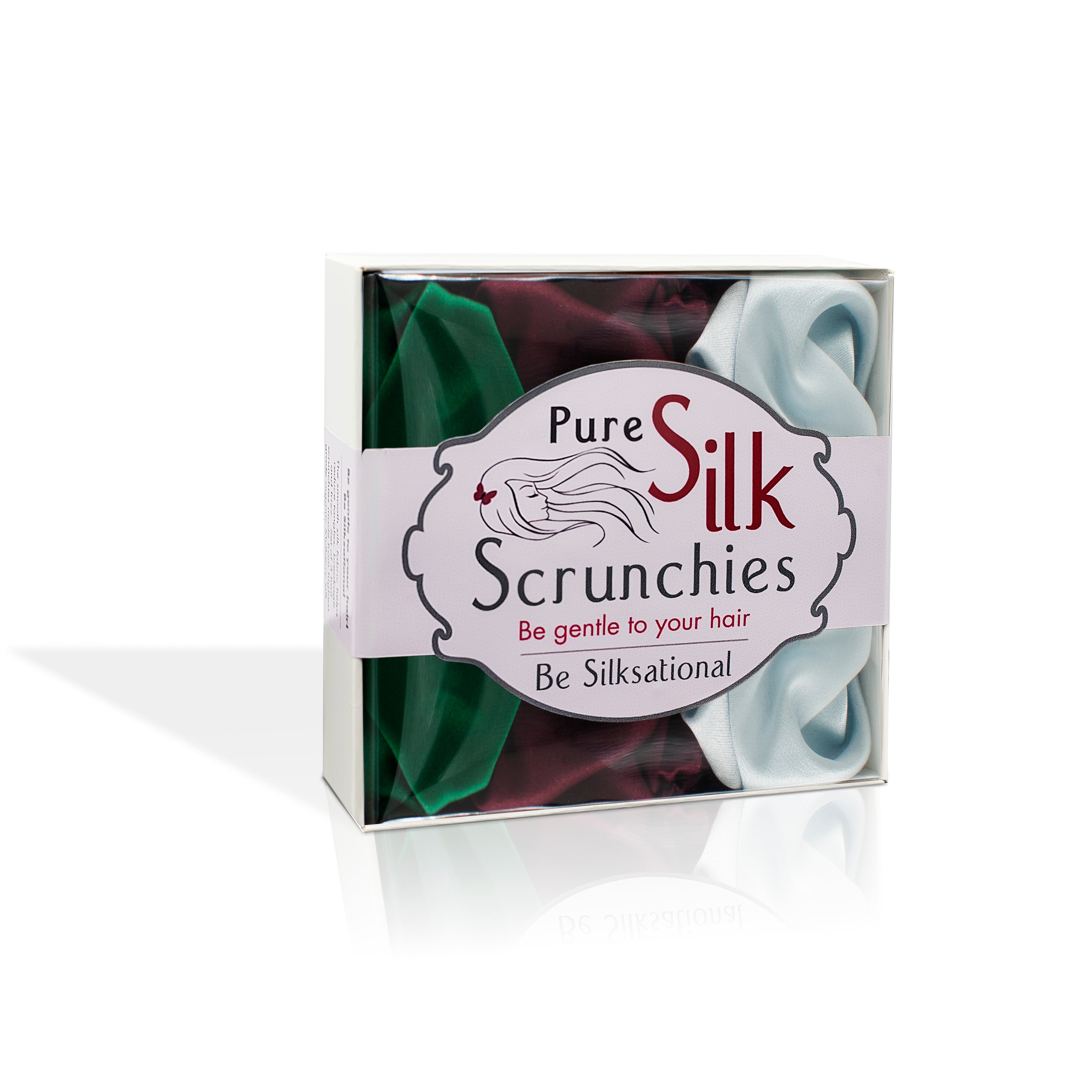 Bohemian Lux Thick Silk Scrunchies Collection