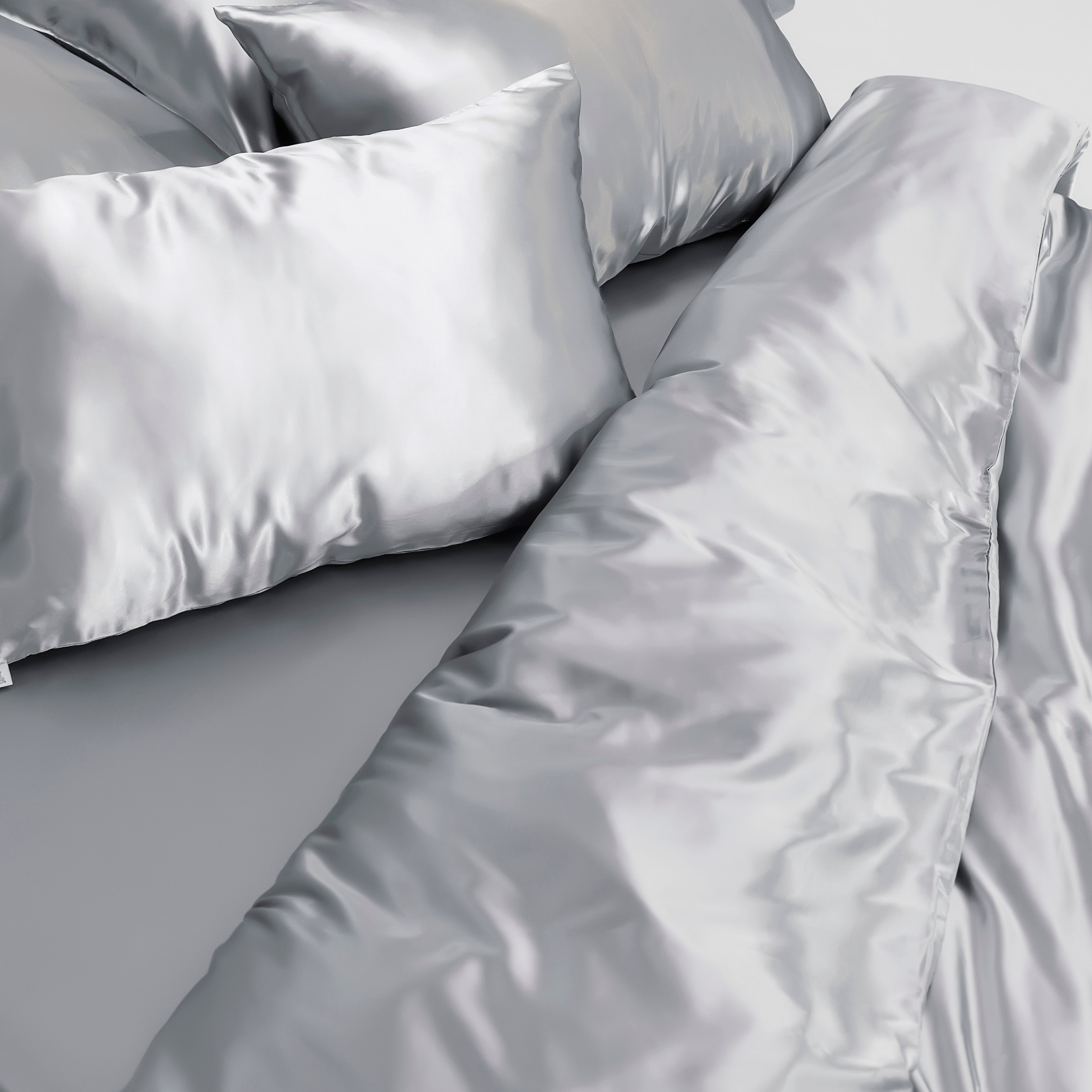Pure Silk Duvet - Dove Grey
