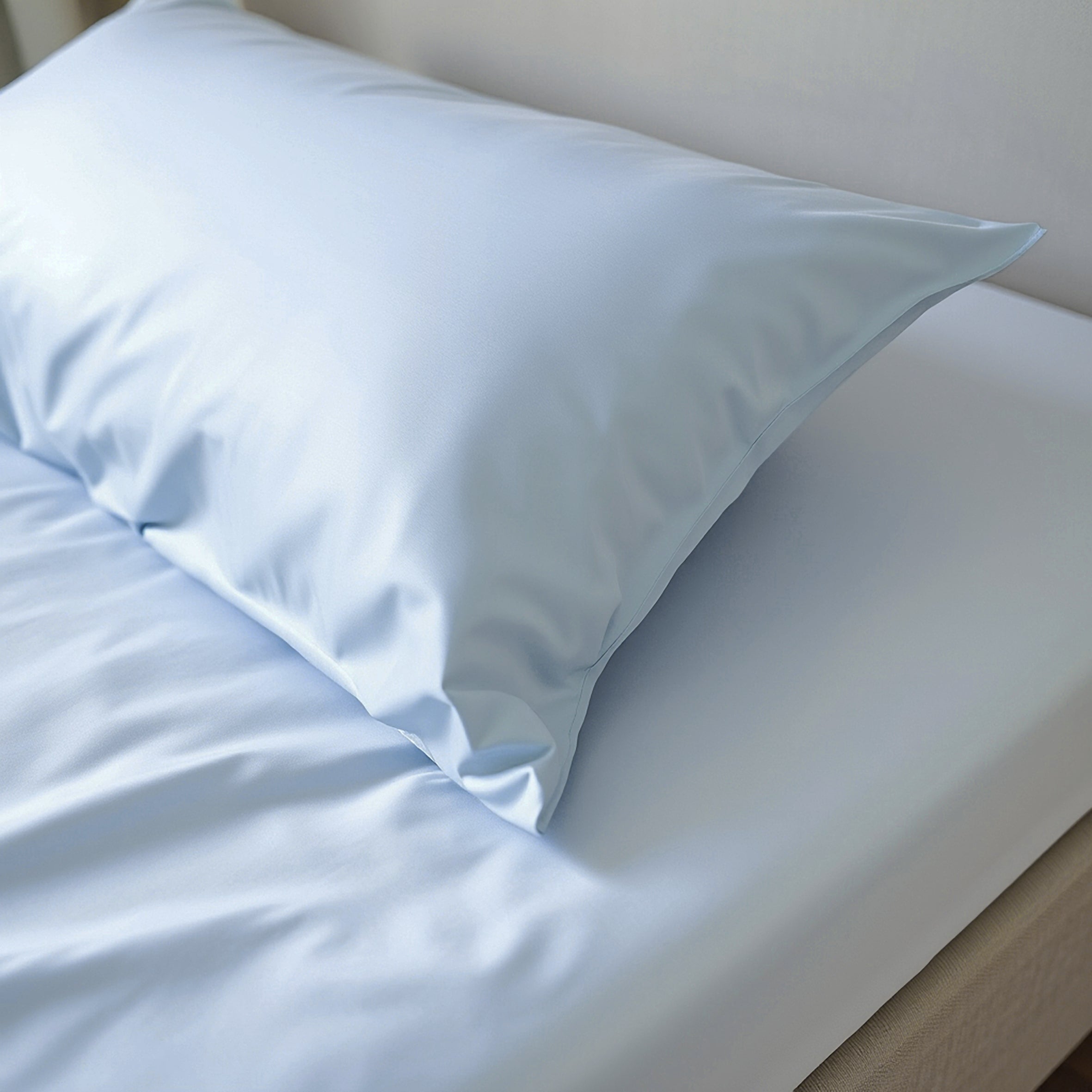 Pure Silk Pillowcase 22 Momme - Sky Blue