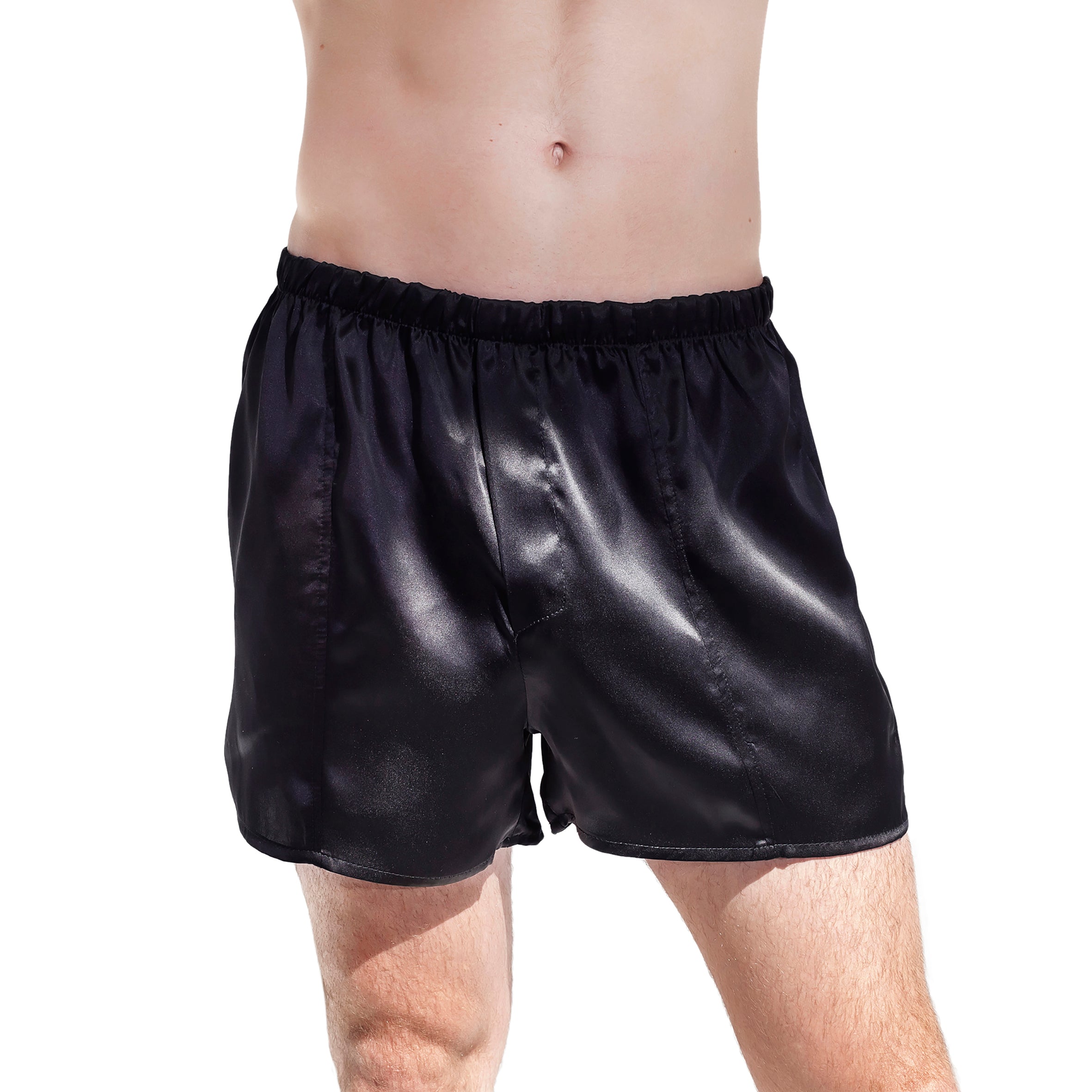 Gentleman Silk Boxers - Black
