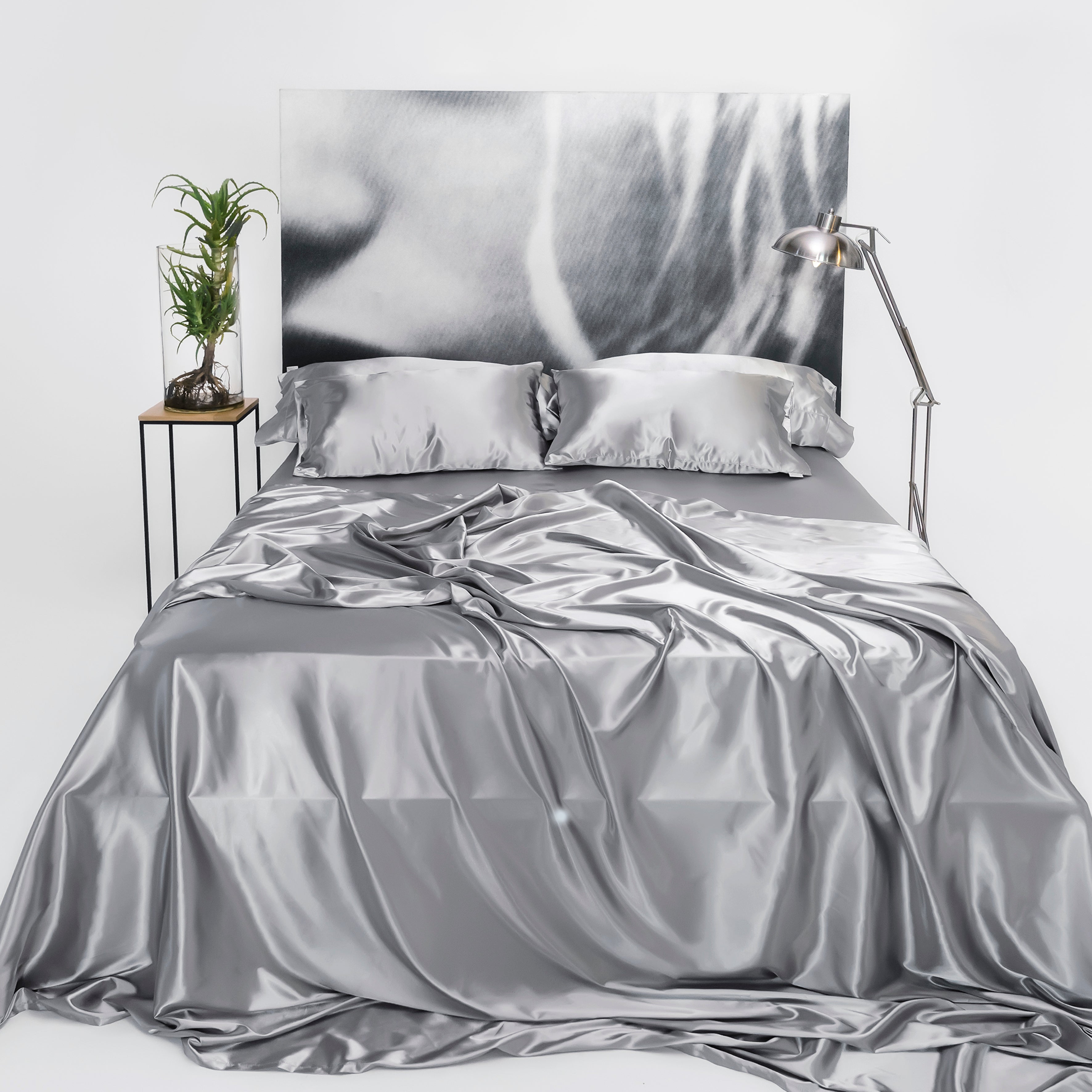 Pure Silk Pillowcase 22 Momme - Dove Grey