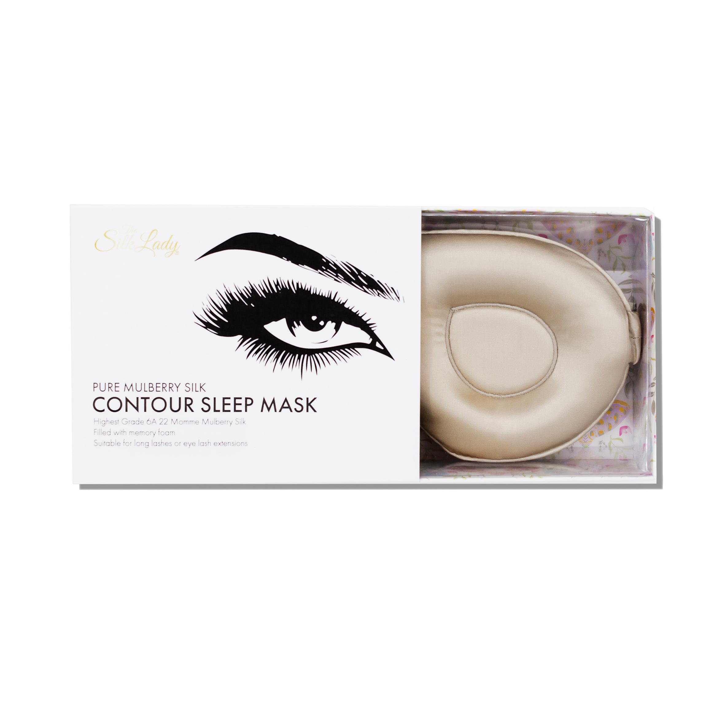Silk Contour Sleeping Masks - Champagne