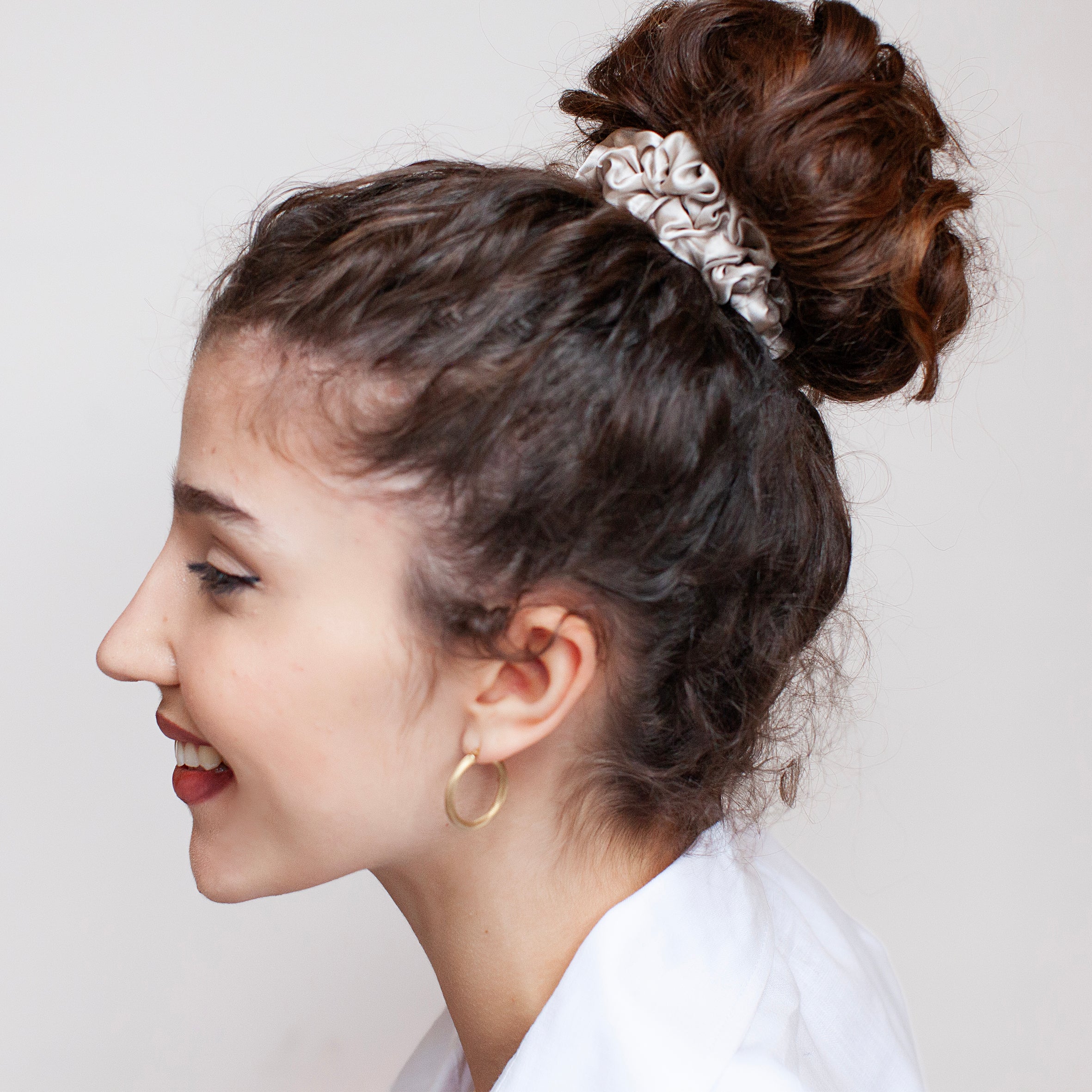 Strawberry Sundae slim silk scrunchies collection