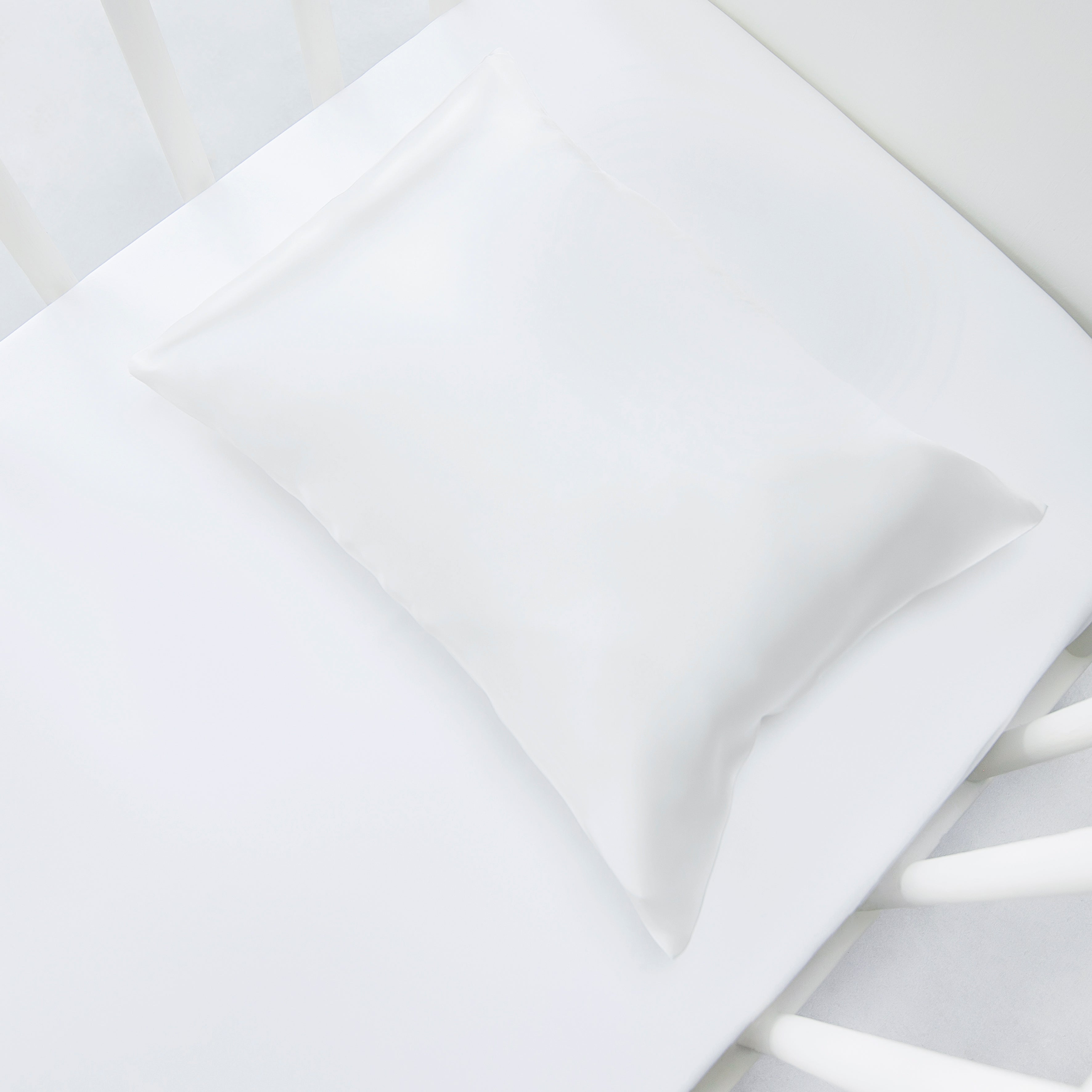 Organic Silk Baby Pillowcases - Ivory White
