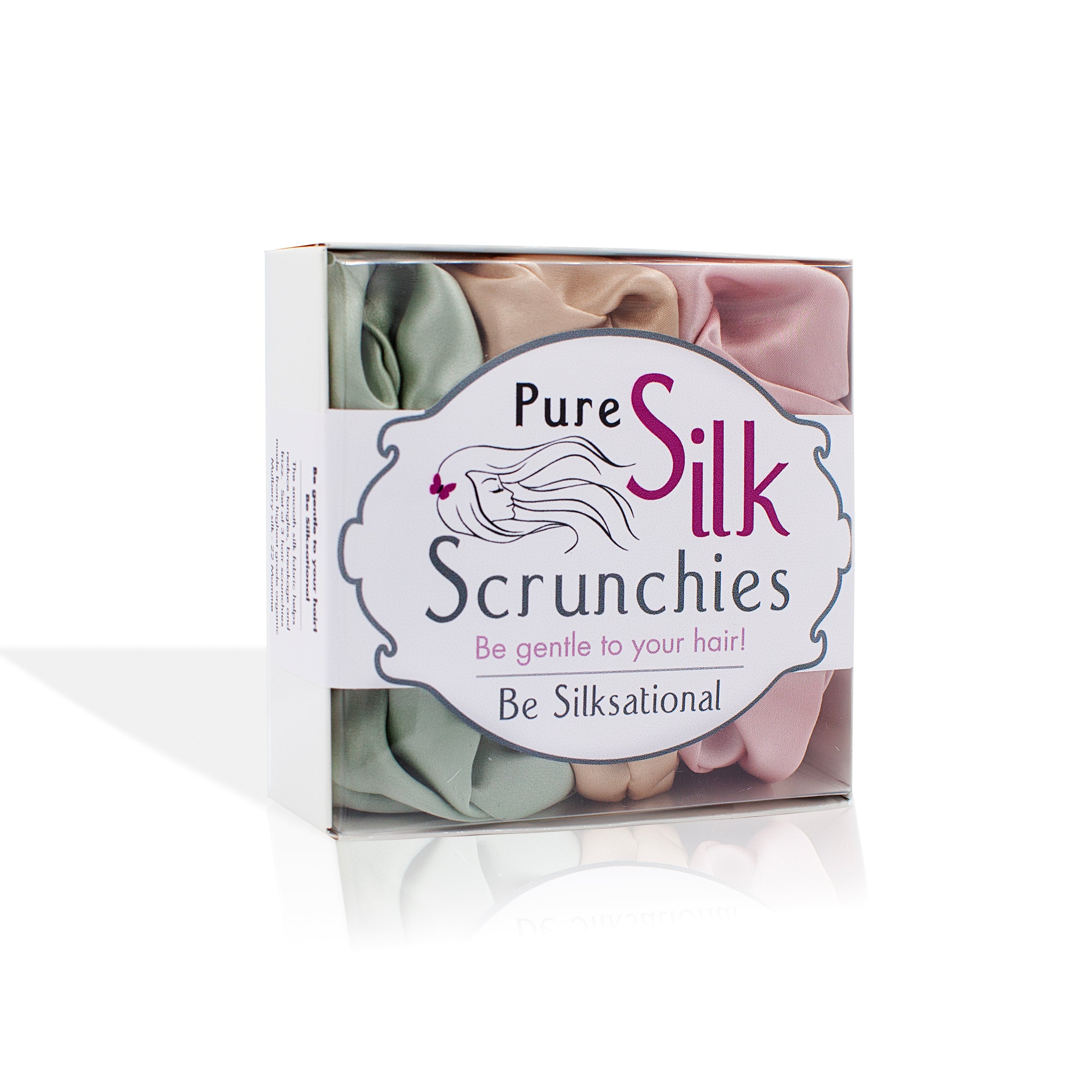 Pastel Elegance Thick Silk Scrunchies Collection