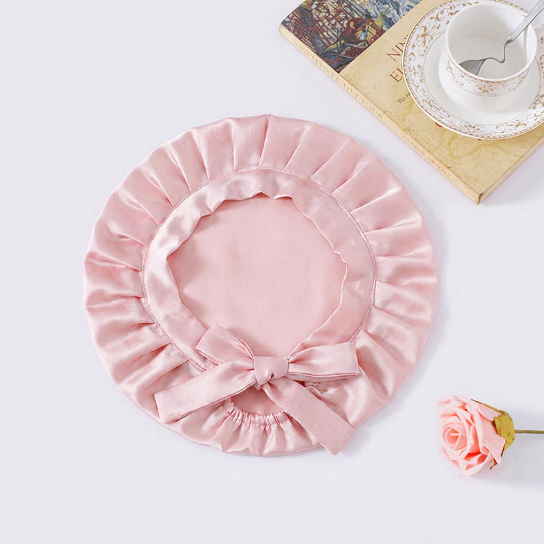 Pure Silk Bonnet - Pink