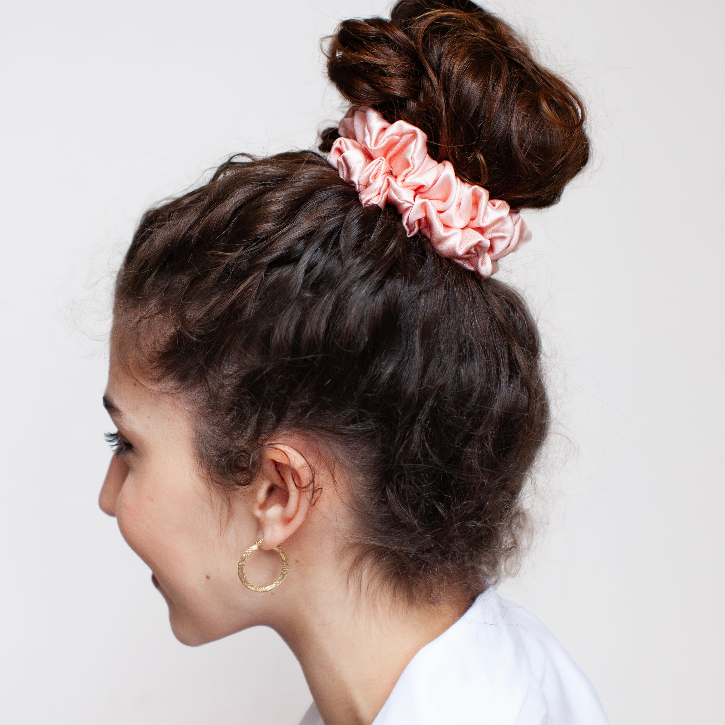 Strawberry Sundae slim silk scrunchies collection