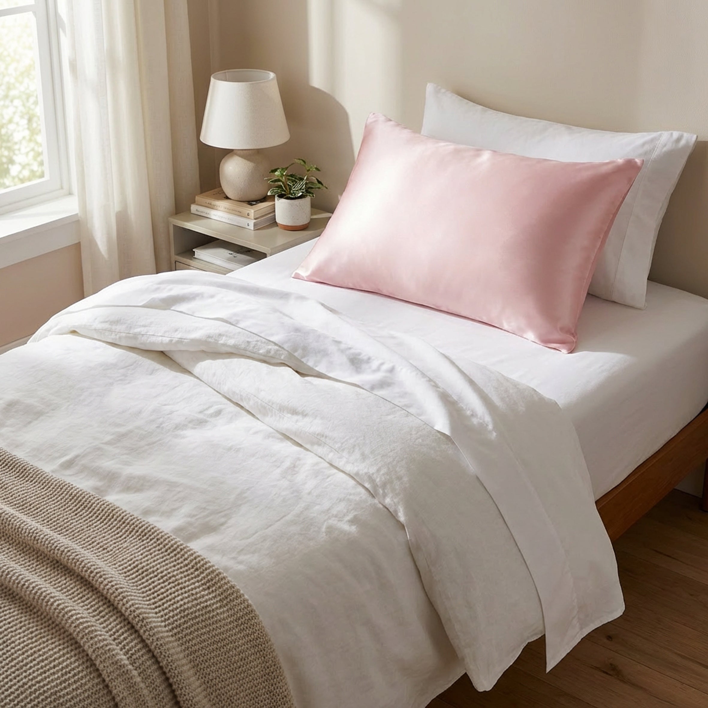 Pure Silk Pillowcase 22 Momme - Pink dream