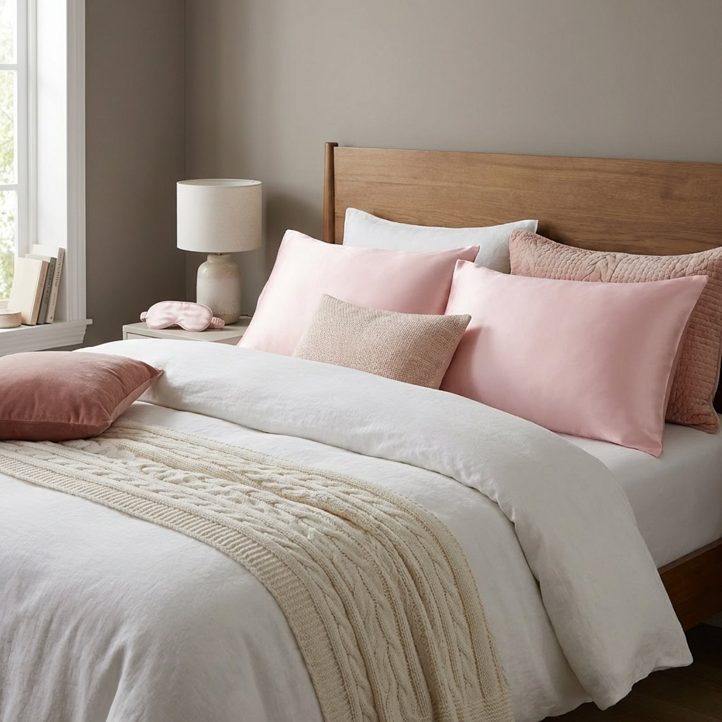 Pure Silk Pillowcase 22 Momme - Pink dream