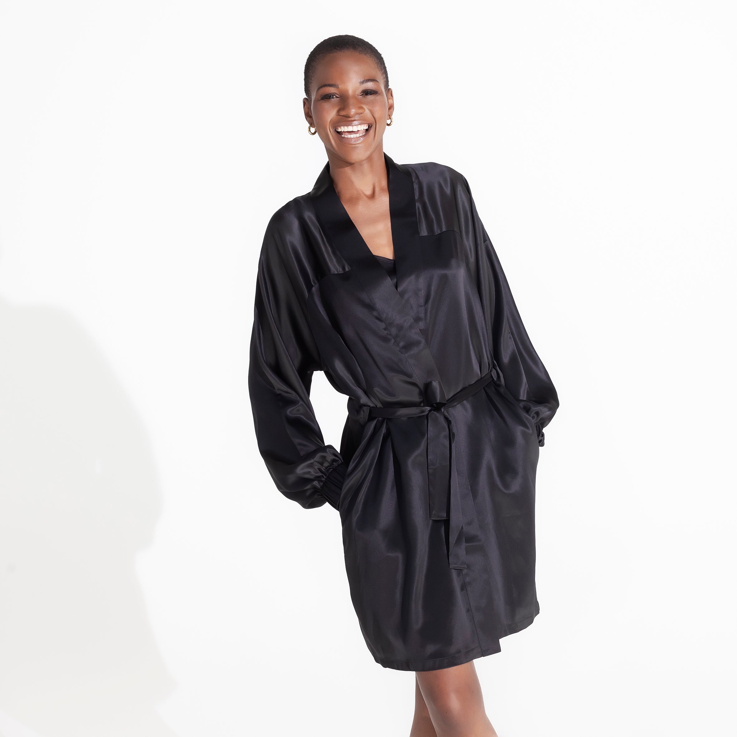 Ladies Sleeping Gowns - Moody Black