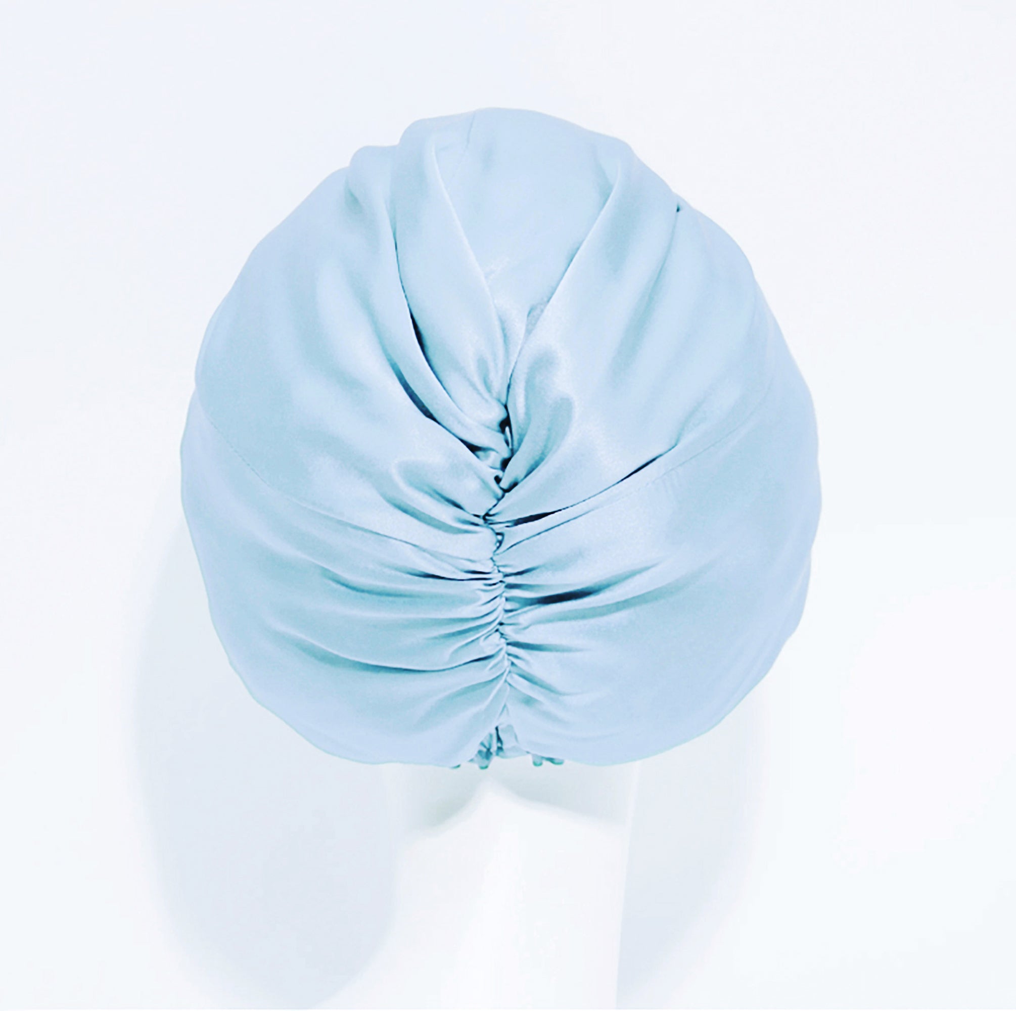 Pure Silk Turban - Ice Blue