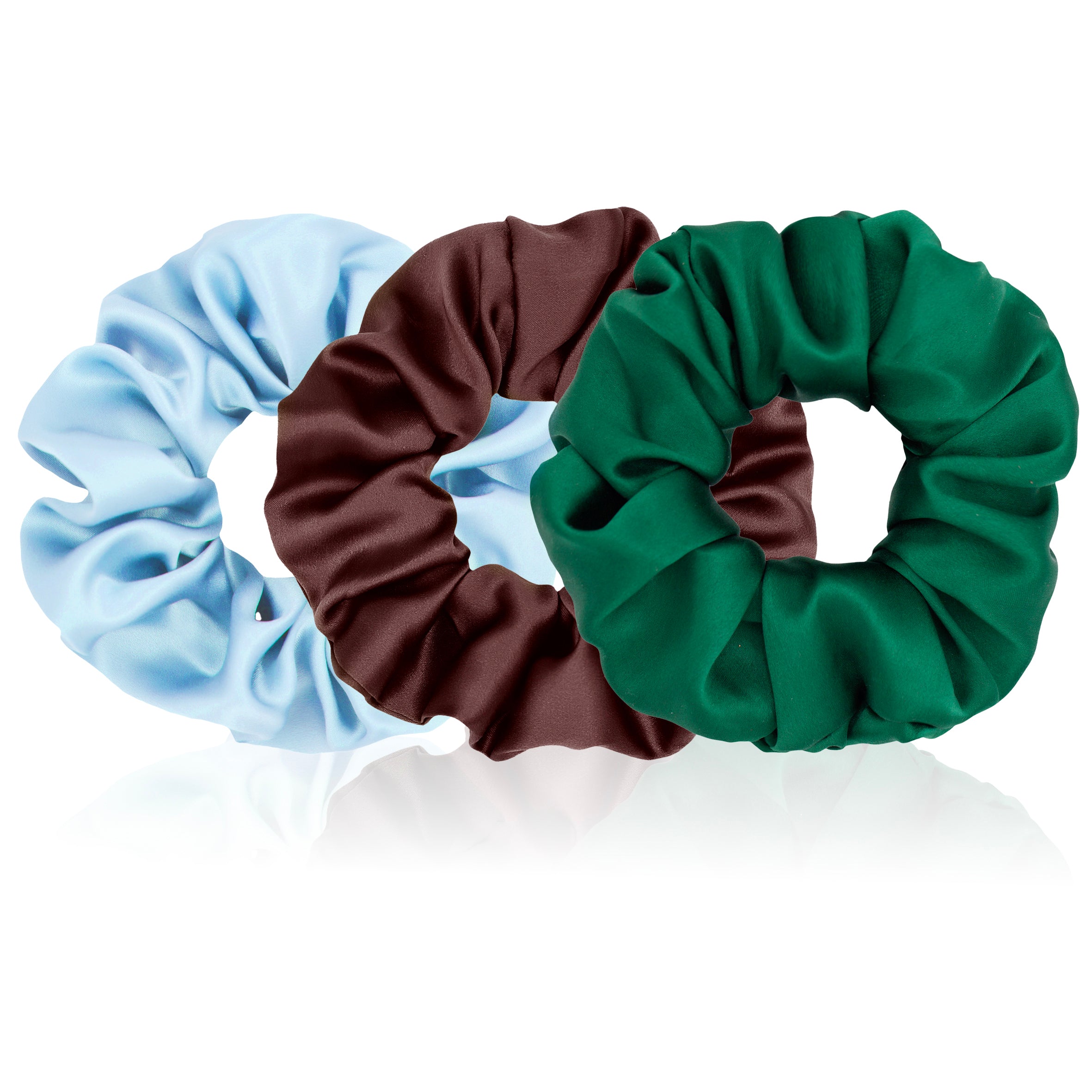 Bohemian Lux Thick Silk Scrunchies Collection