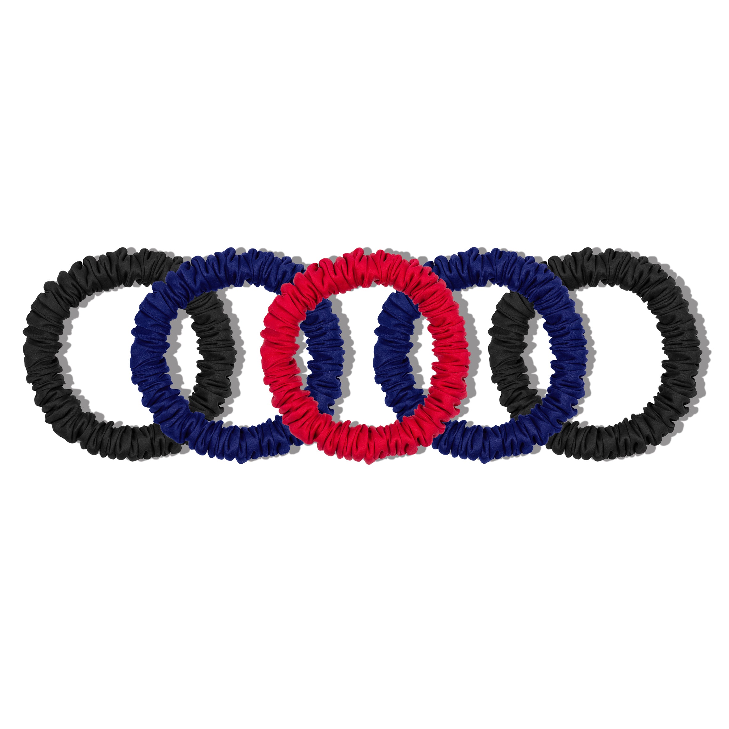 Urban Elegance Skinny silk scrunchies set