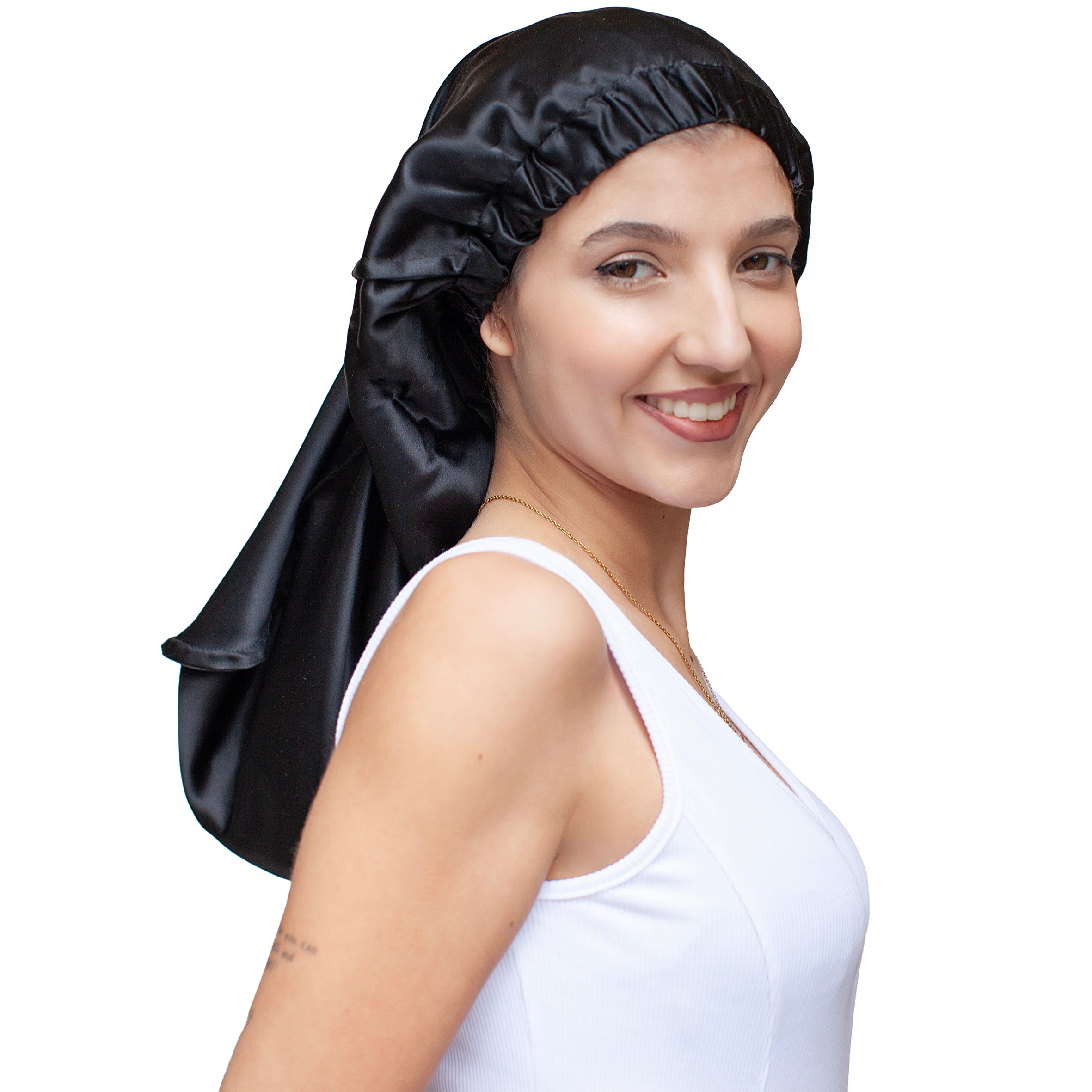 Black silk sleeping case