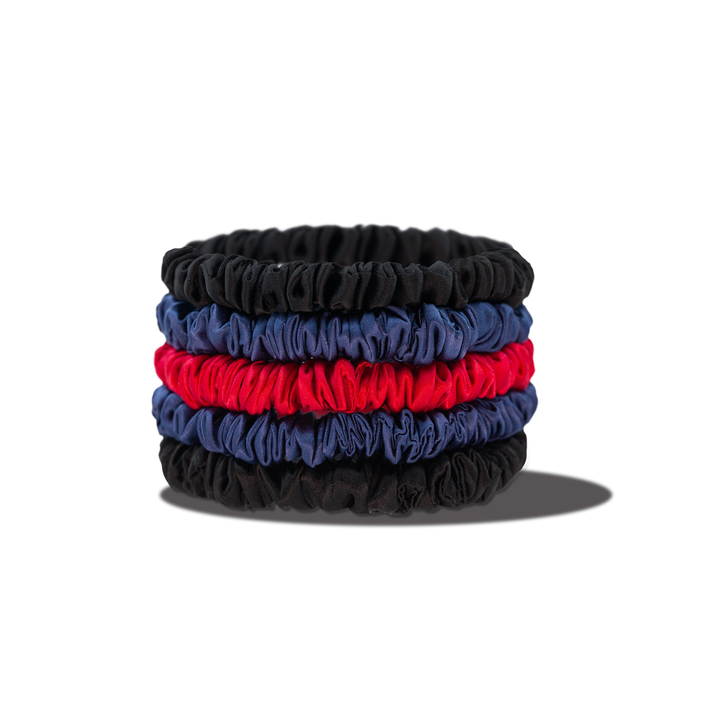 Urban Elegance Skinny silk scrunchies set