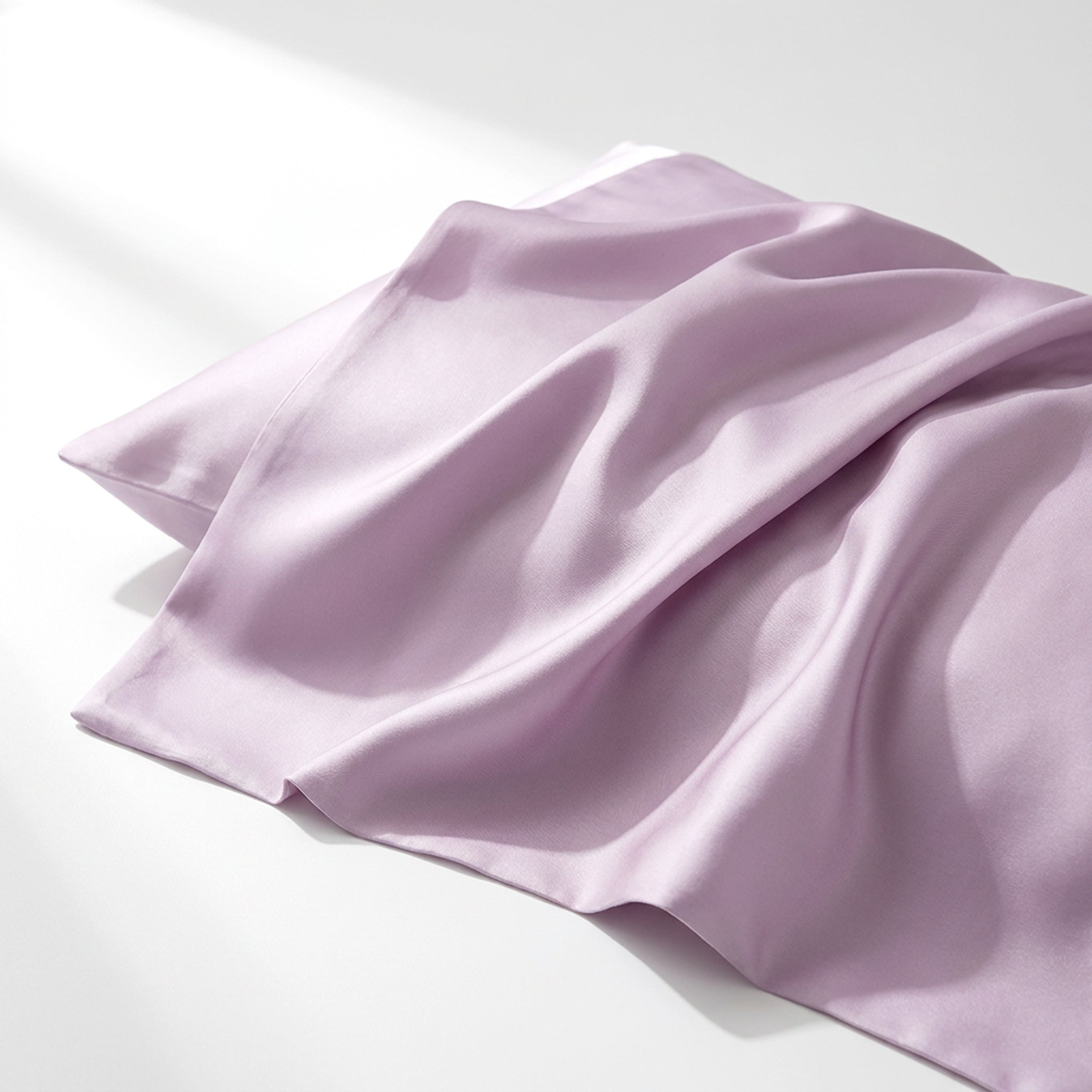 Pure Silk Pillowcase 22 Momme - Lilac Mist