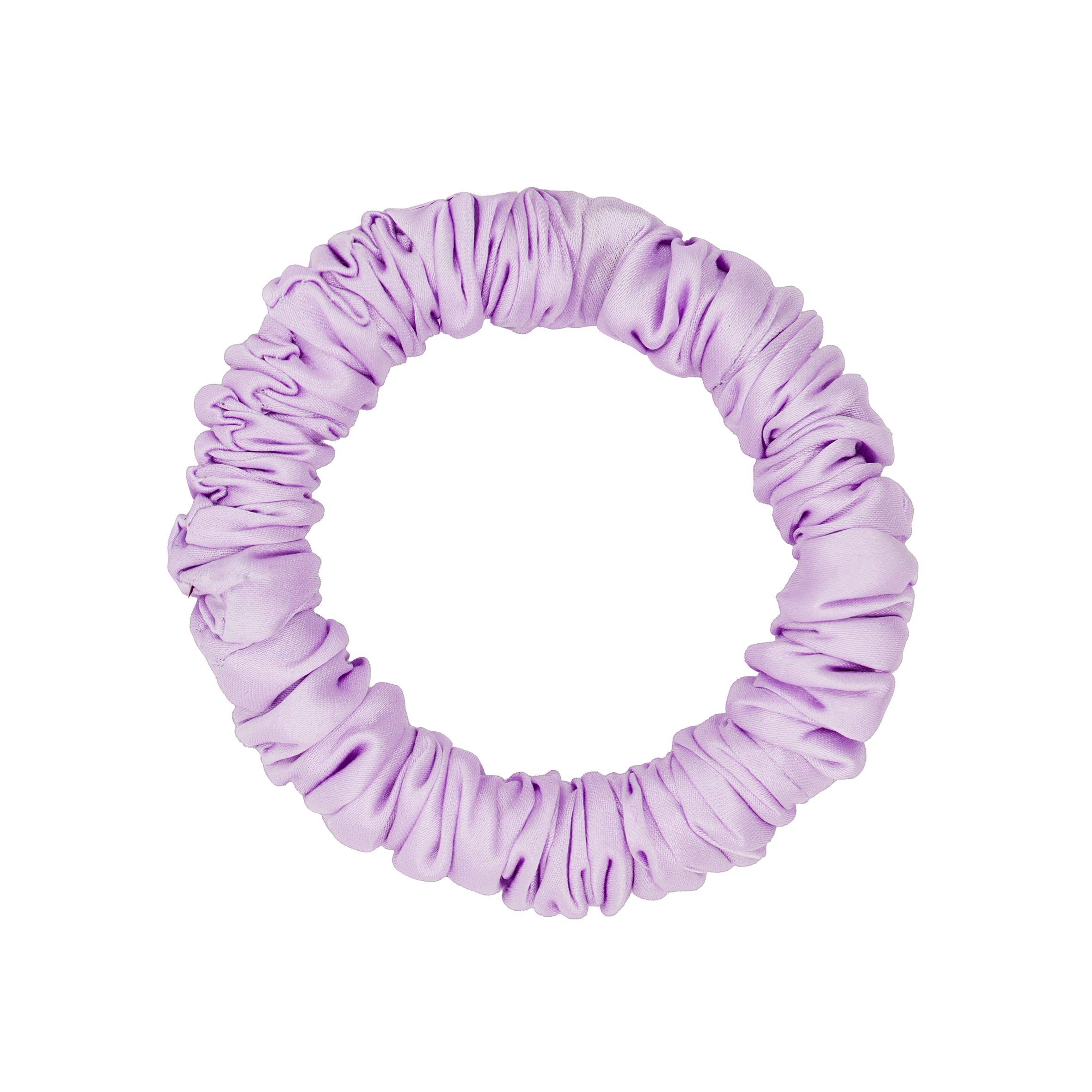 Pastel set silk skinny scrunchies