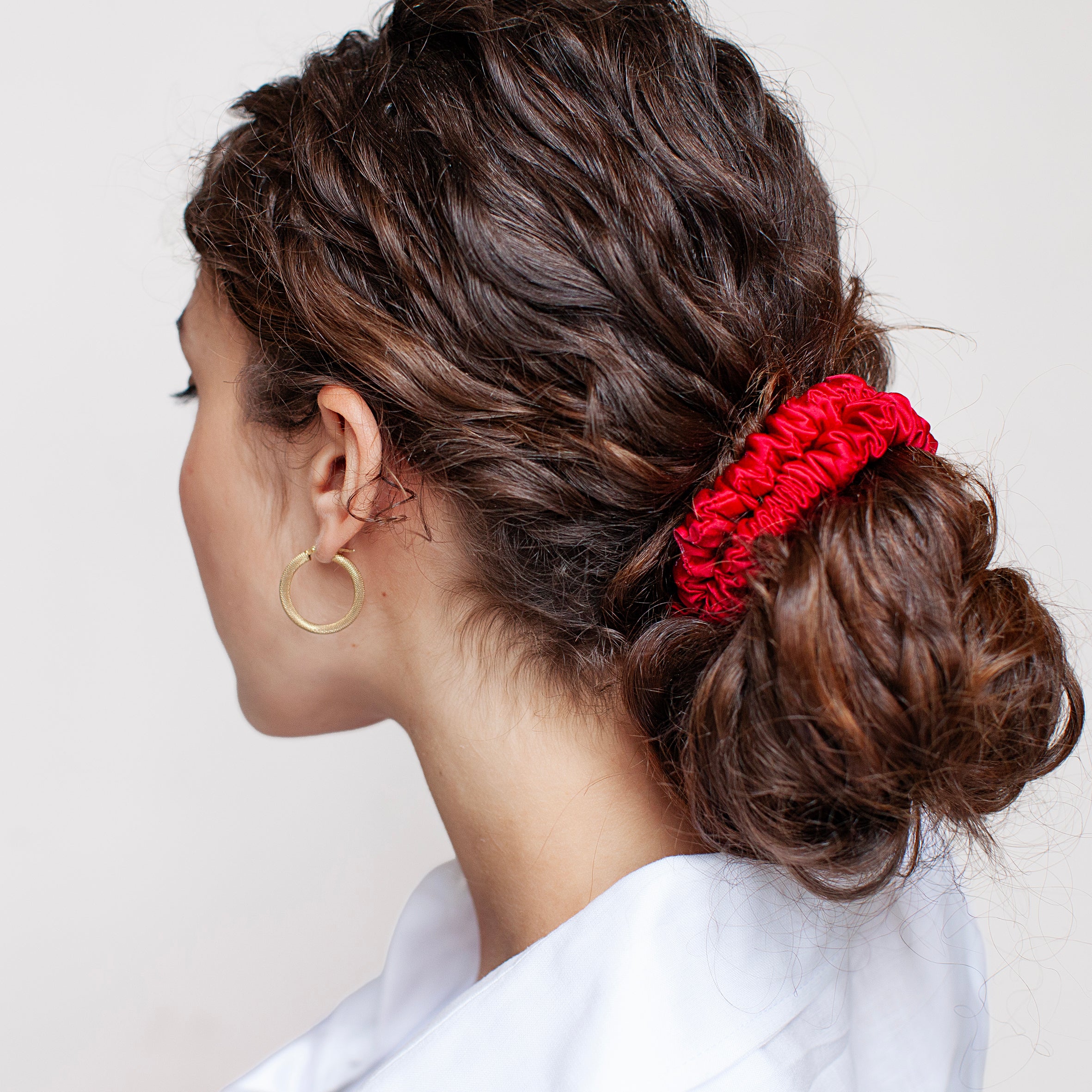 Urban Elegance Skinny silk scrunchies set