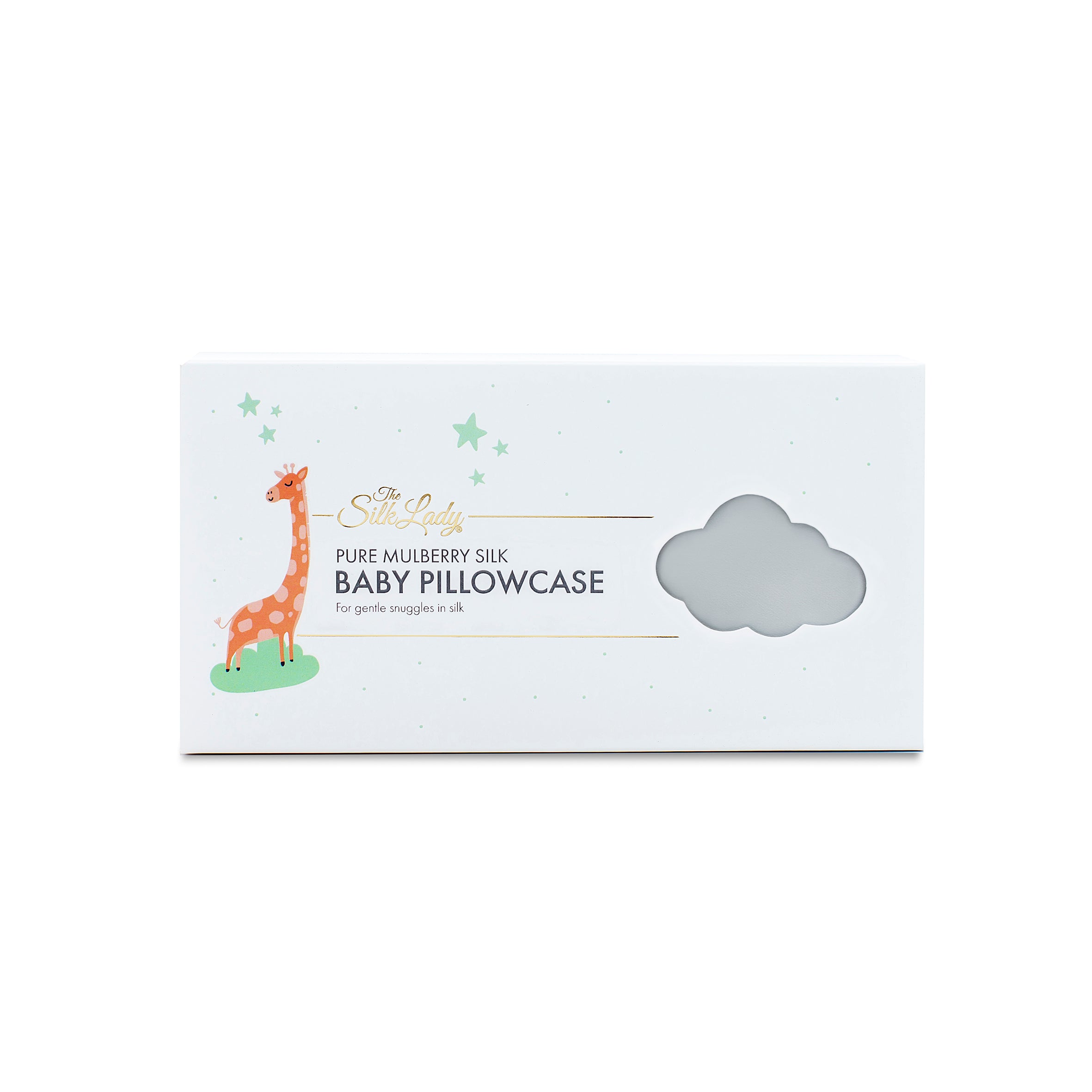 Silk Baby Pillowcases - Dove Grey