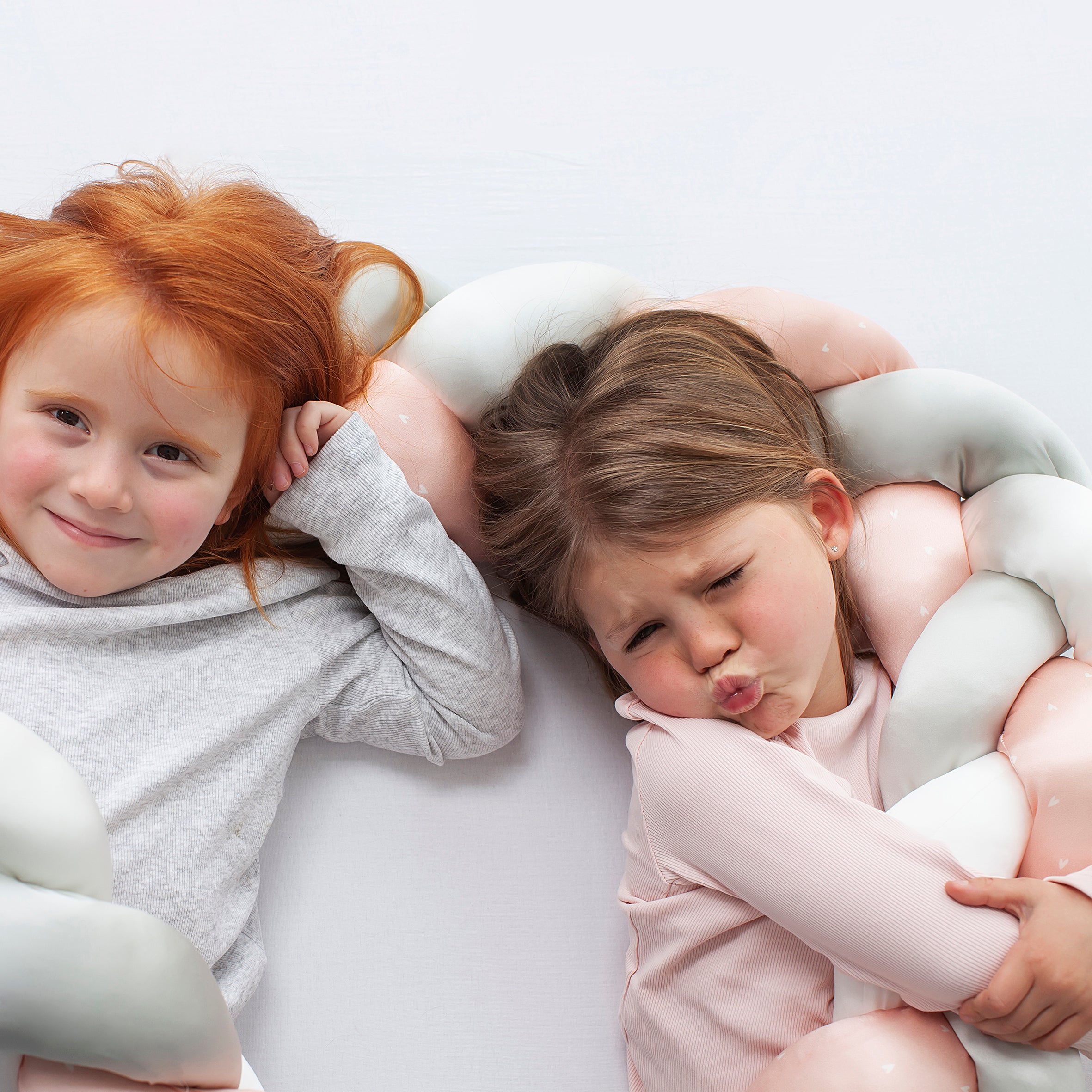 Silk Baby Cot Bumper - Pretty Pink