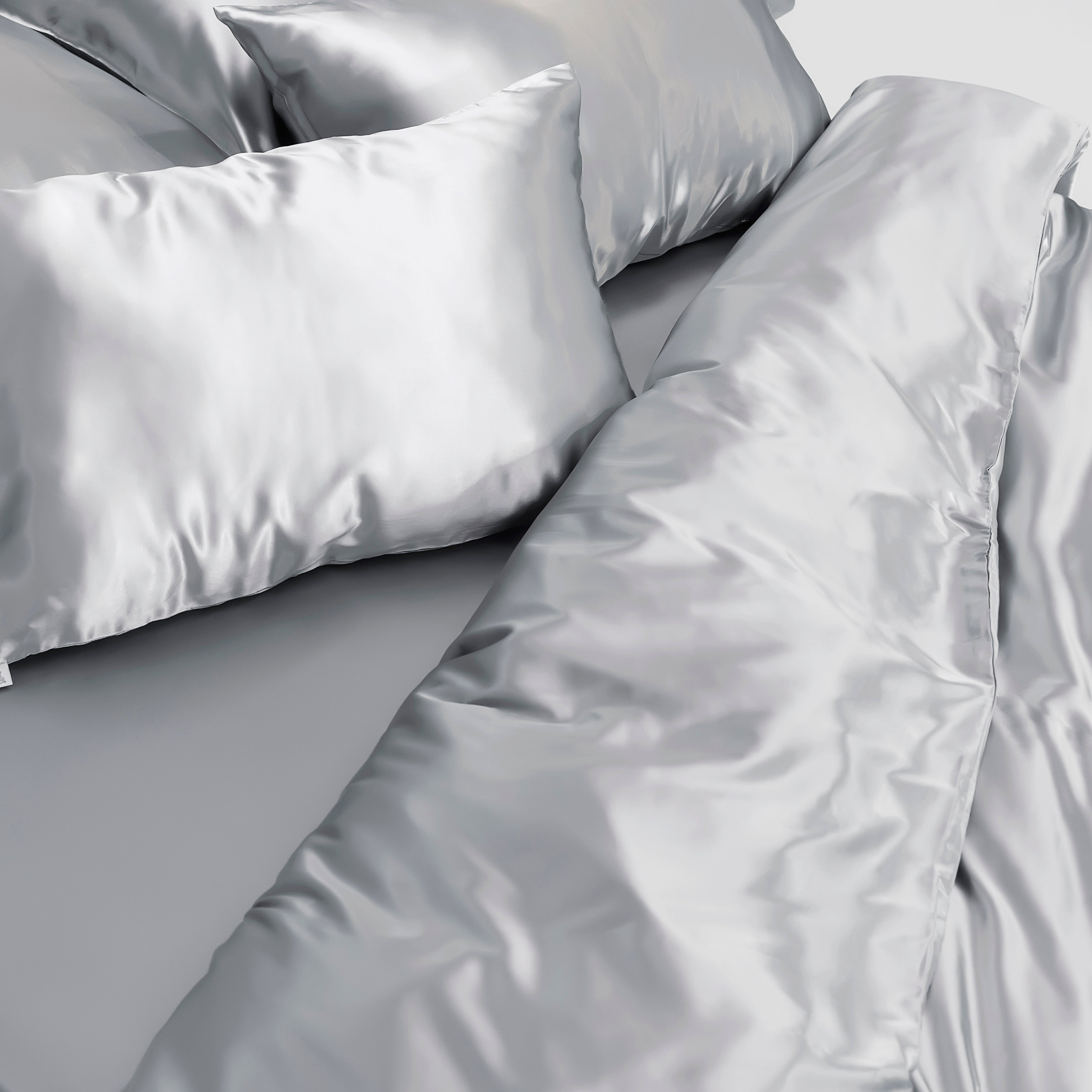 Pure Silk Pillowcase 22 Momme - Dove Grey