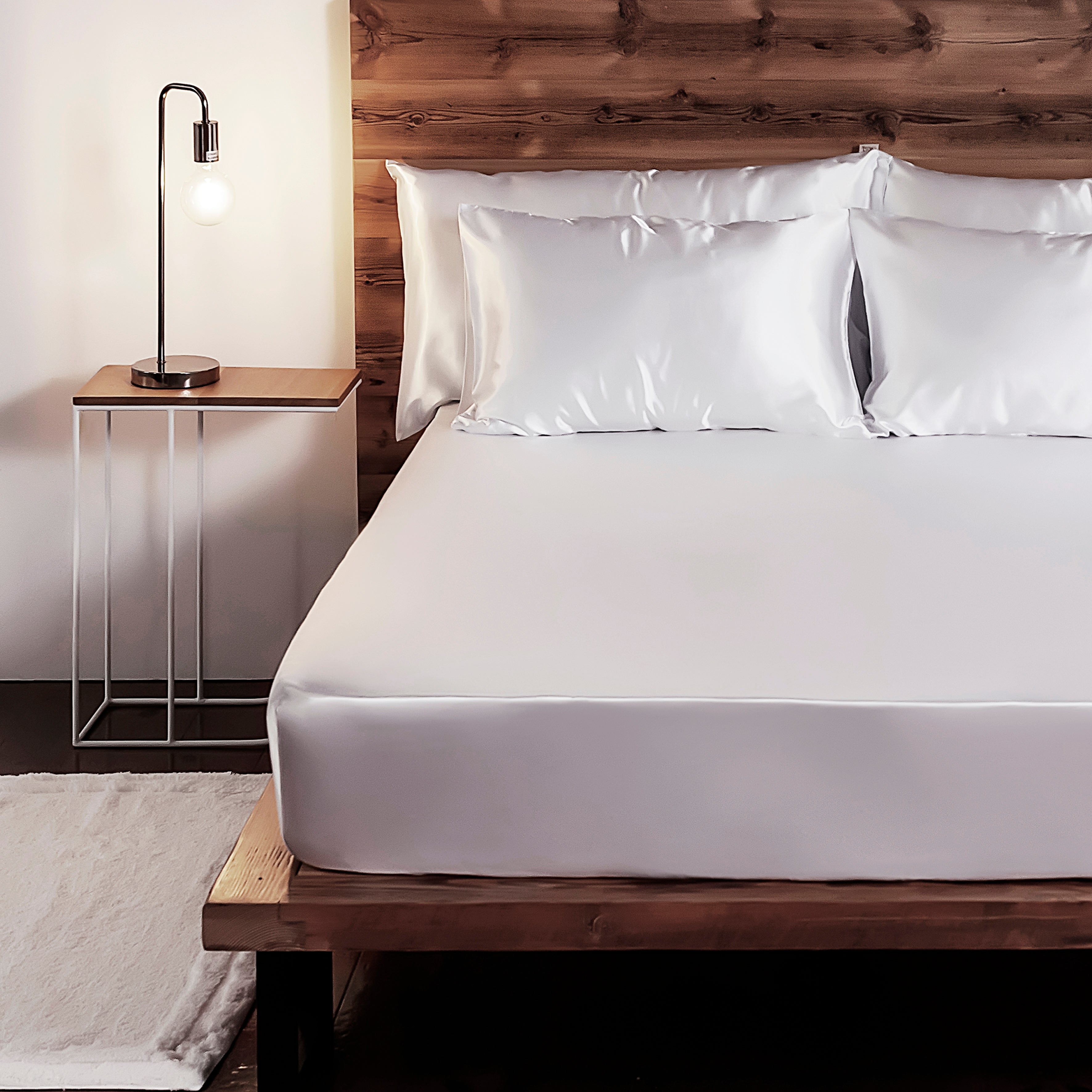 Pure Silk Pillowcase 22 Momme - Snow White