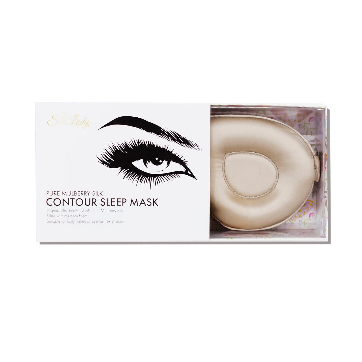 Silk Contour Sleeping Masks - Champagne