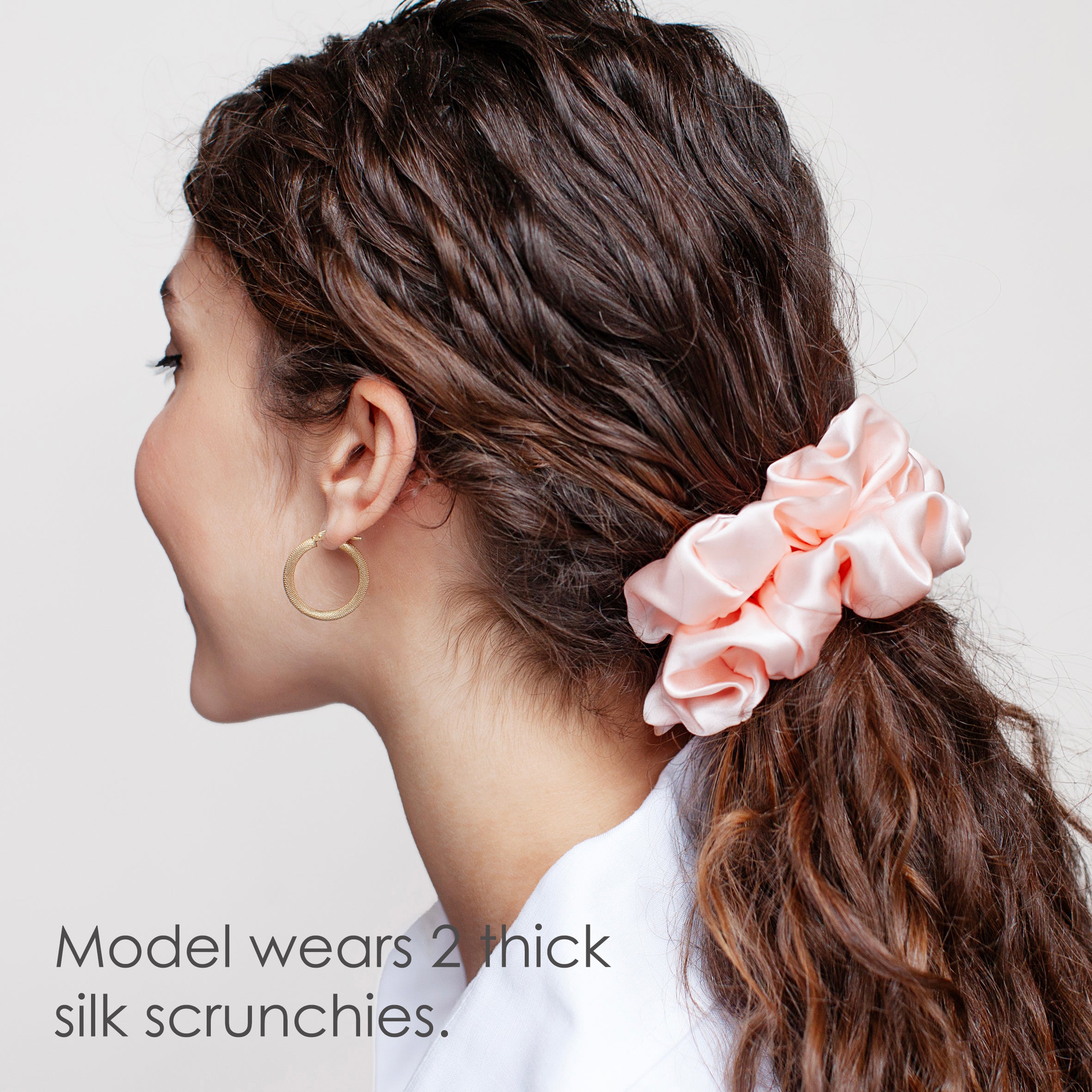 Sweet Day Thick Silk Scrunchies Collection