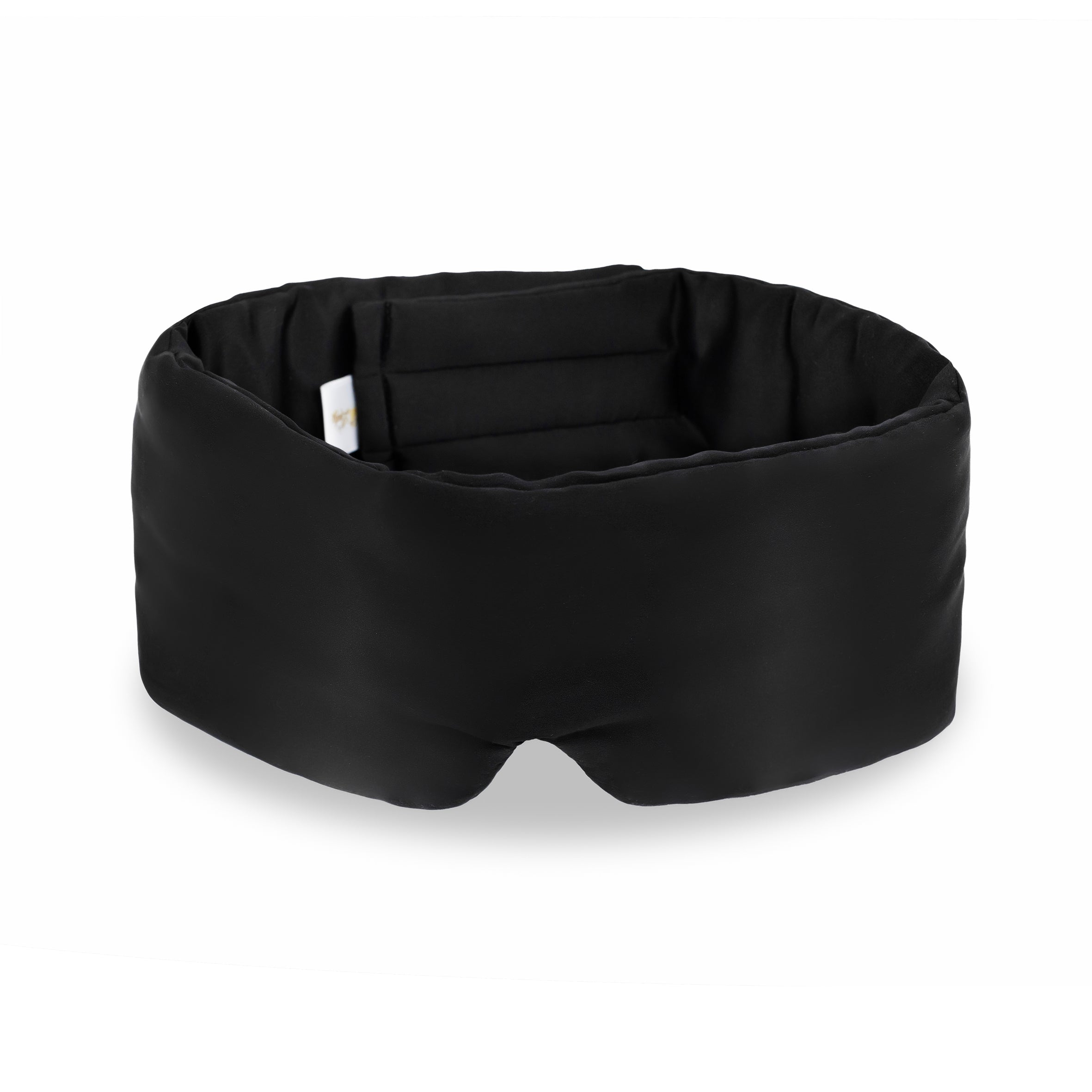 Silk Padded Sleeping Masks - Moody Black